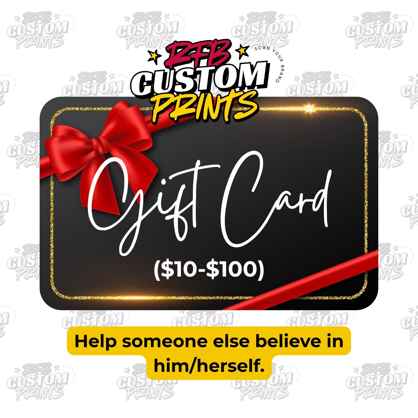 RFB Custom Prints Gift Card