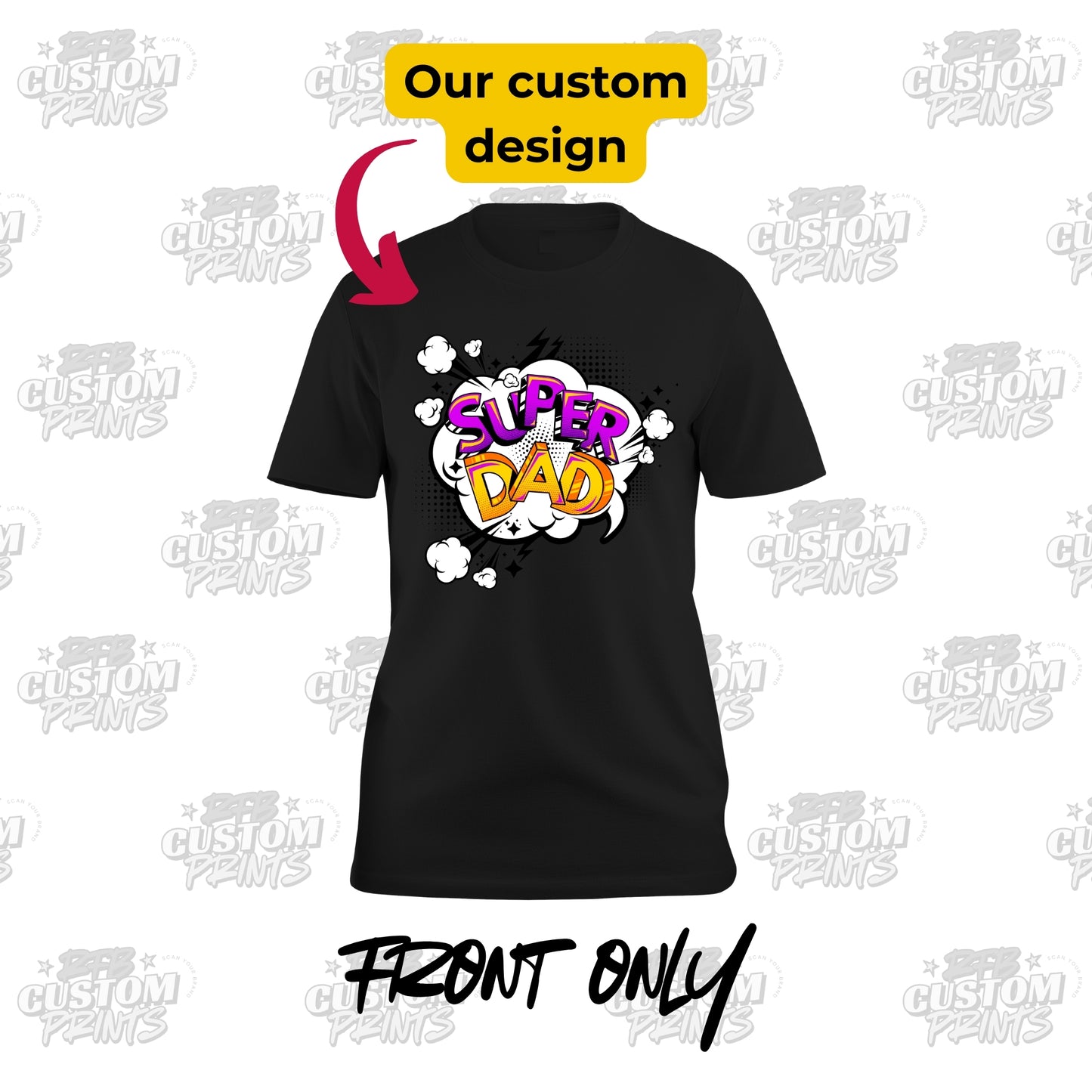 Super Dad Tee – Center - RFB Custom Prints