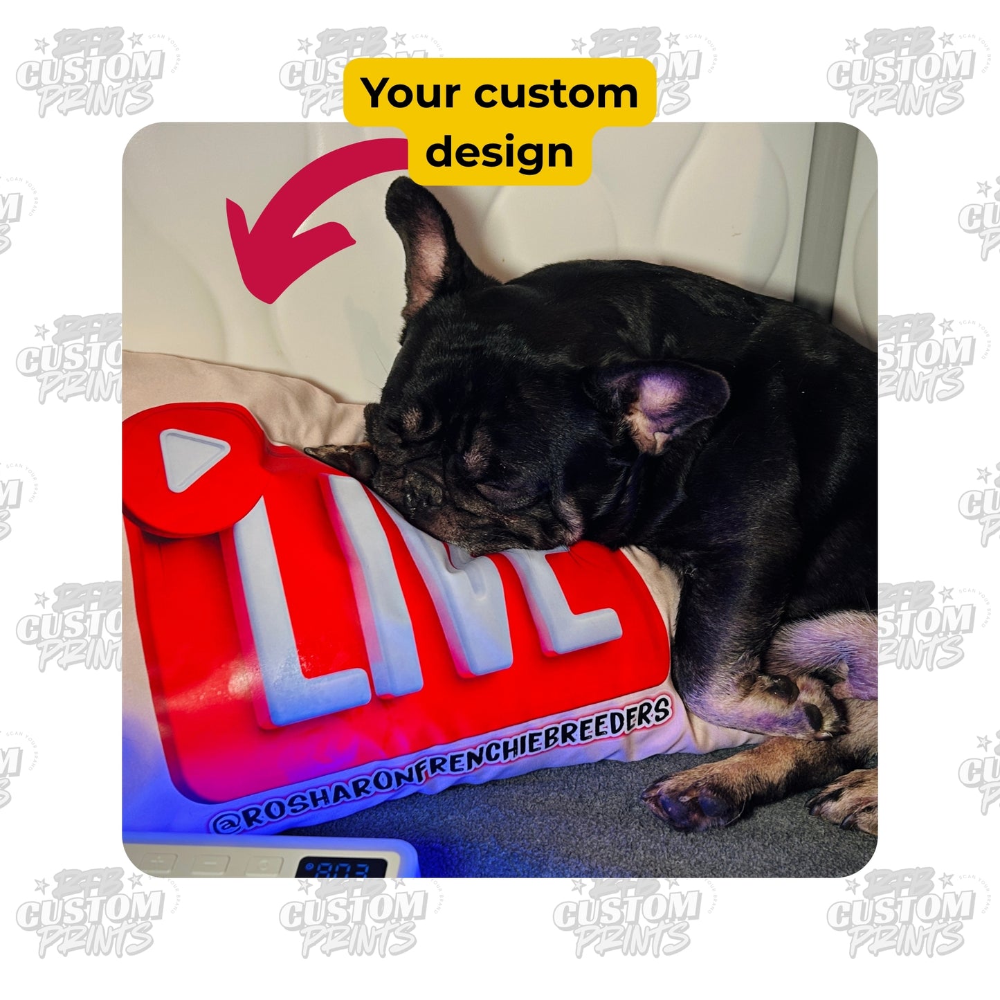 Custom Logo Pillow Case (Rectangular & Square)