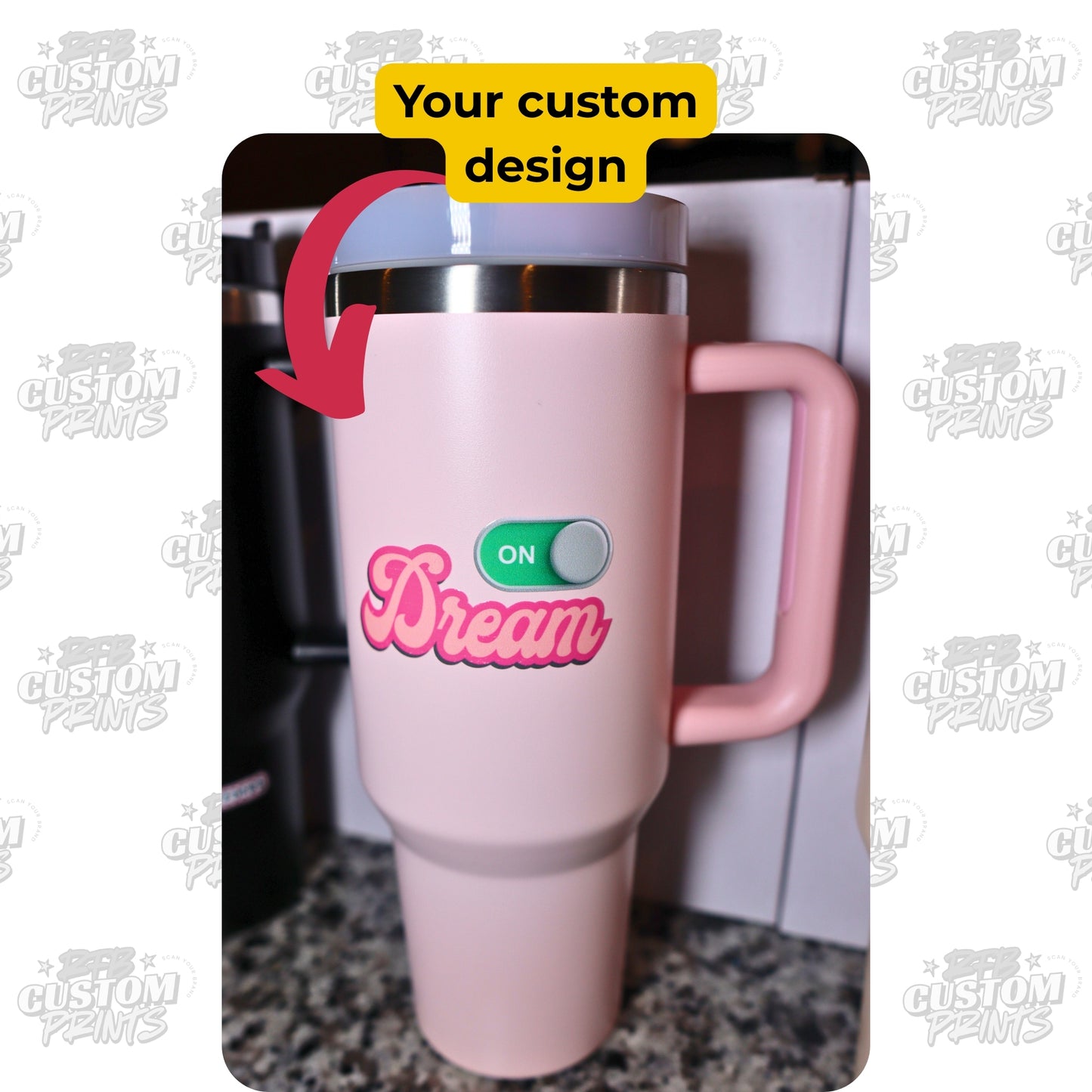 Custom Logo 40 oz Tumbler